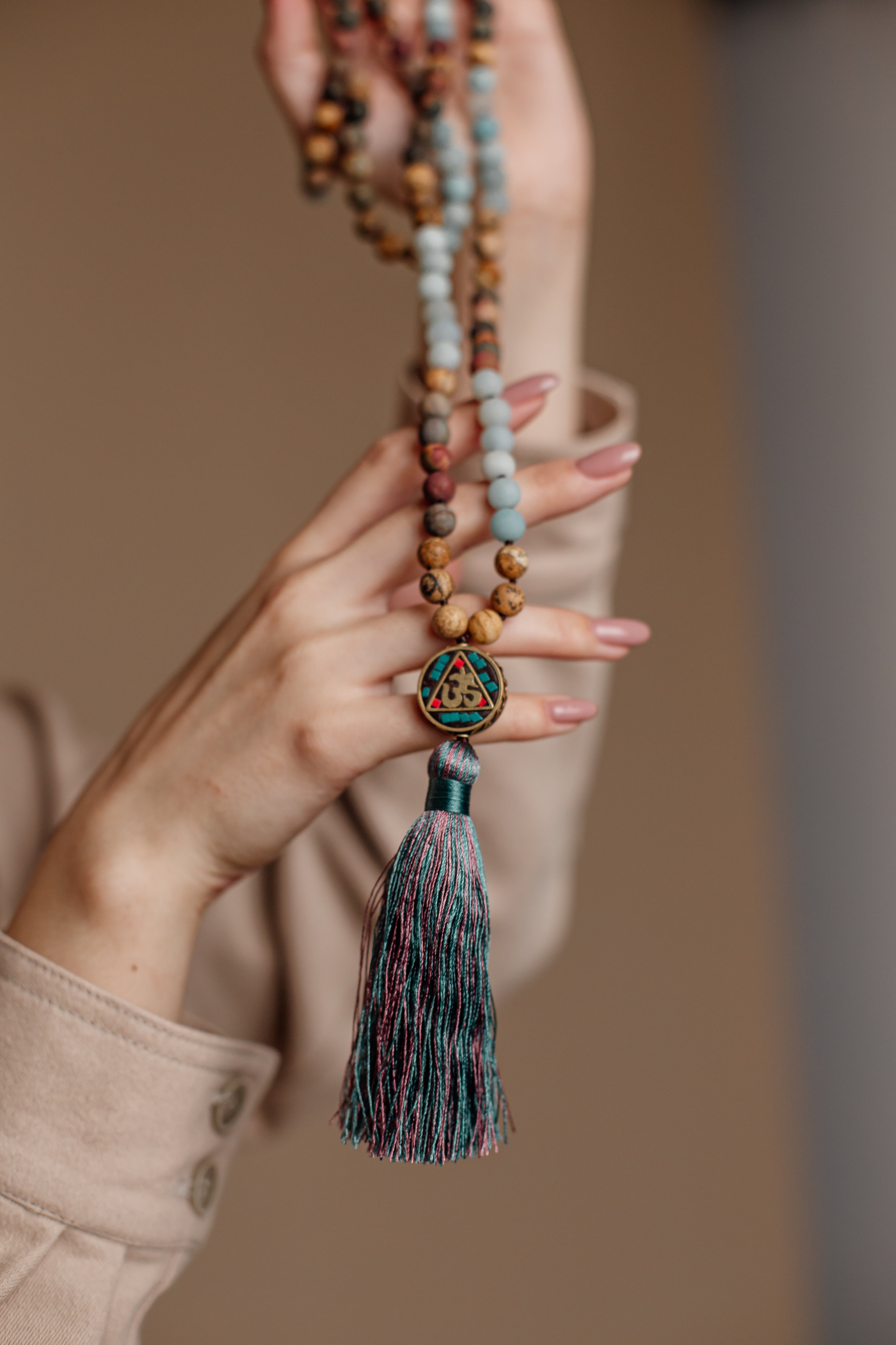 Anaya Mala Beaded Necklace - Spirituele Accessoire