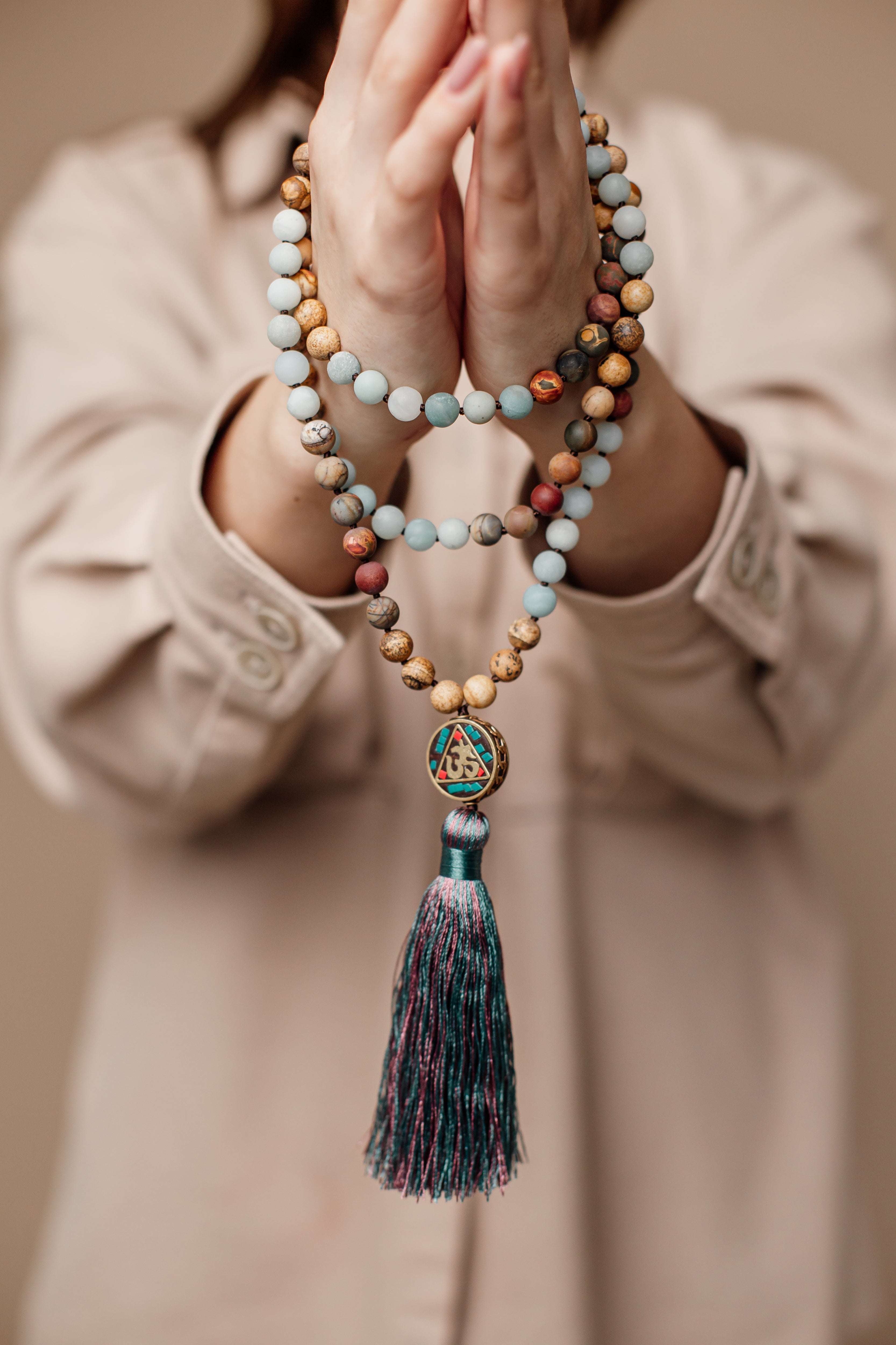 Anaya Mala Beaded Necklace - Spirituele Accessoire