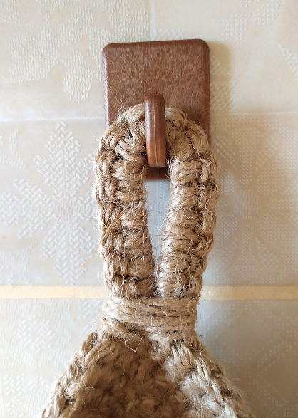 Stijlvolle EcoWeave Hangmand - voor Duurzame Opslag van Groente en Fruit