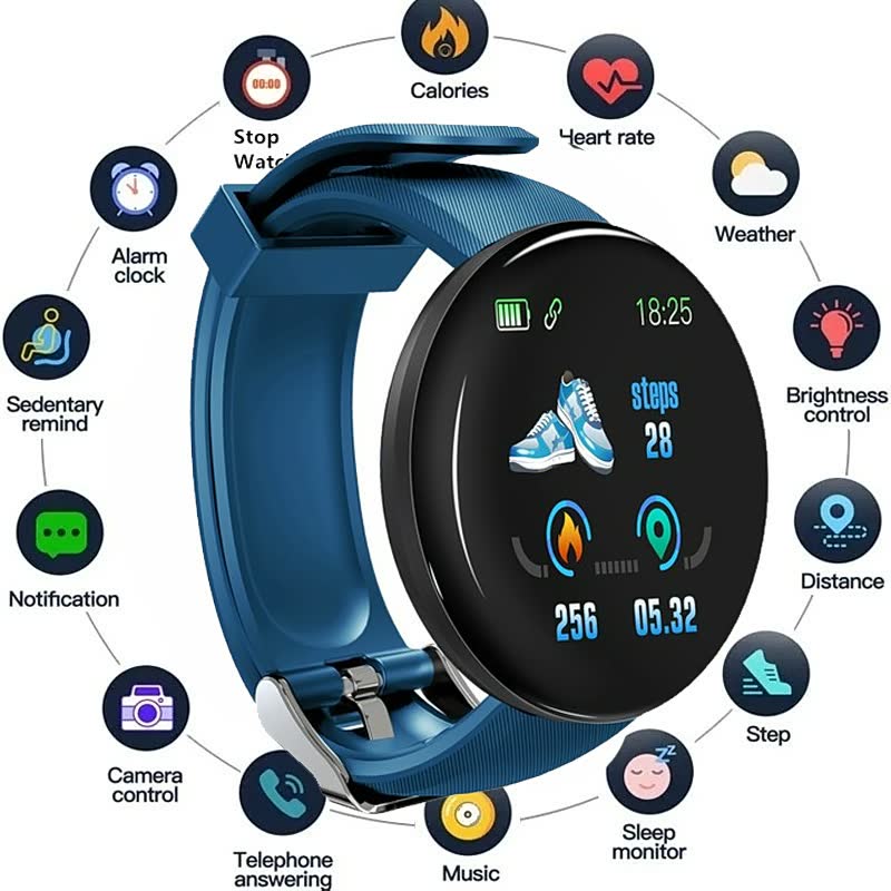 SleekPulse - Elegante Smartwatch voor Gezondheid en Sport