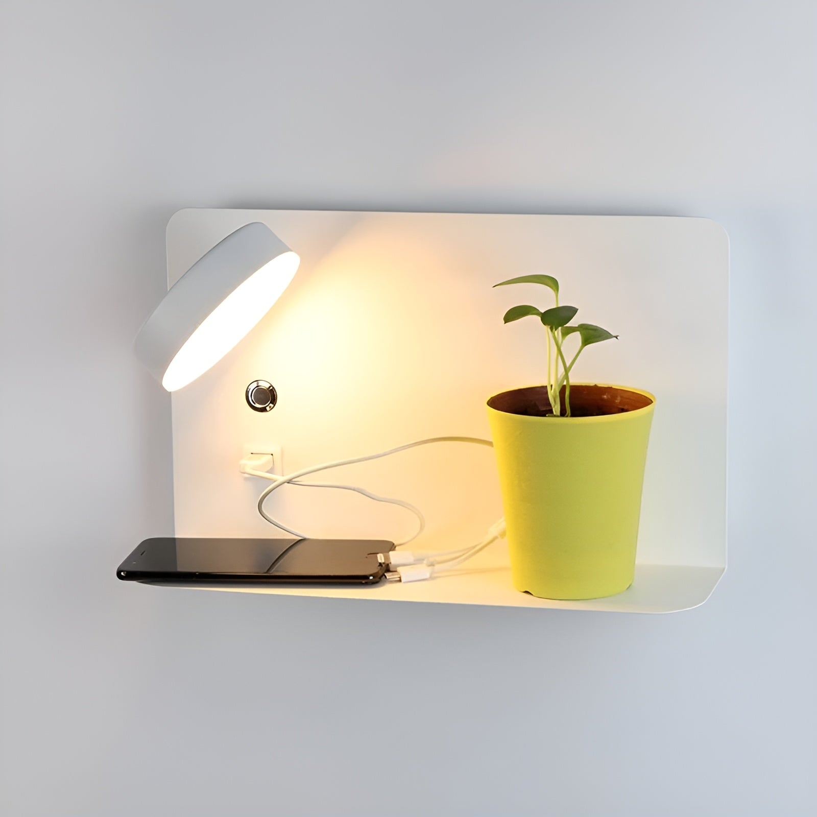 LumiCharge Wandlamp – Oplaadbare Elegantie met USB-LED Verlichting voor Luxe Sfeer