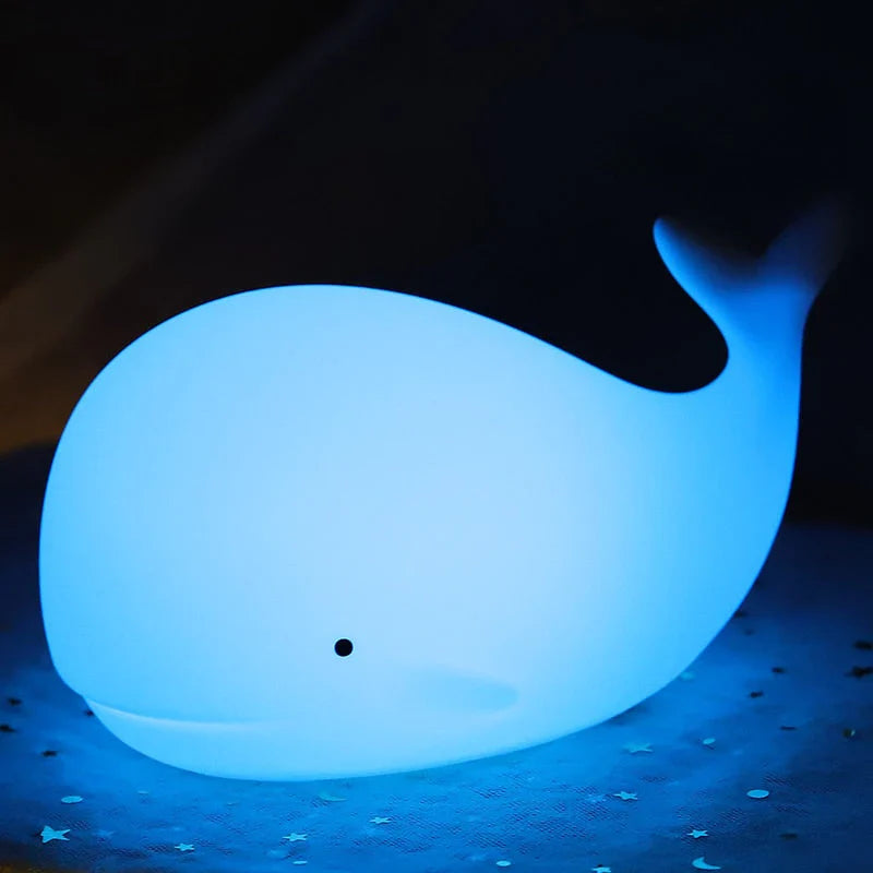 GlowWhale - Betoverend Walvis Nachtlampje met Kleureffecten