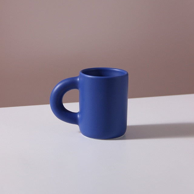 Athenea Cup – Luxe Porseleinen Kopje met Geometrisch Ontwerp