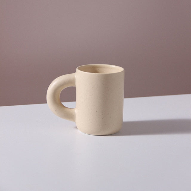 Athenea Cup – Luxe Porseleinen Kopje met Geometrisch Ontwerp