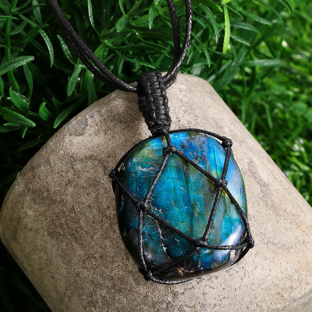 Aris DragonHeart Necklace – Mystieke Labradoriet Sieraad