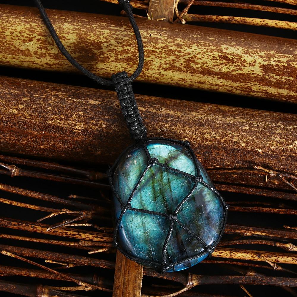 Aris DragonHeart Necklace – Mystieke Labradoriet Sieraad