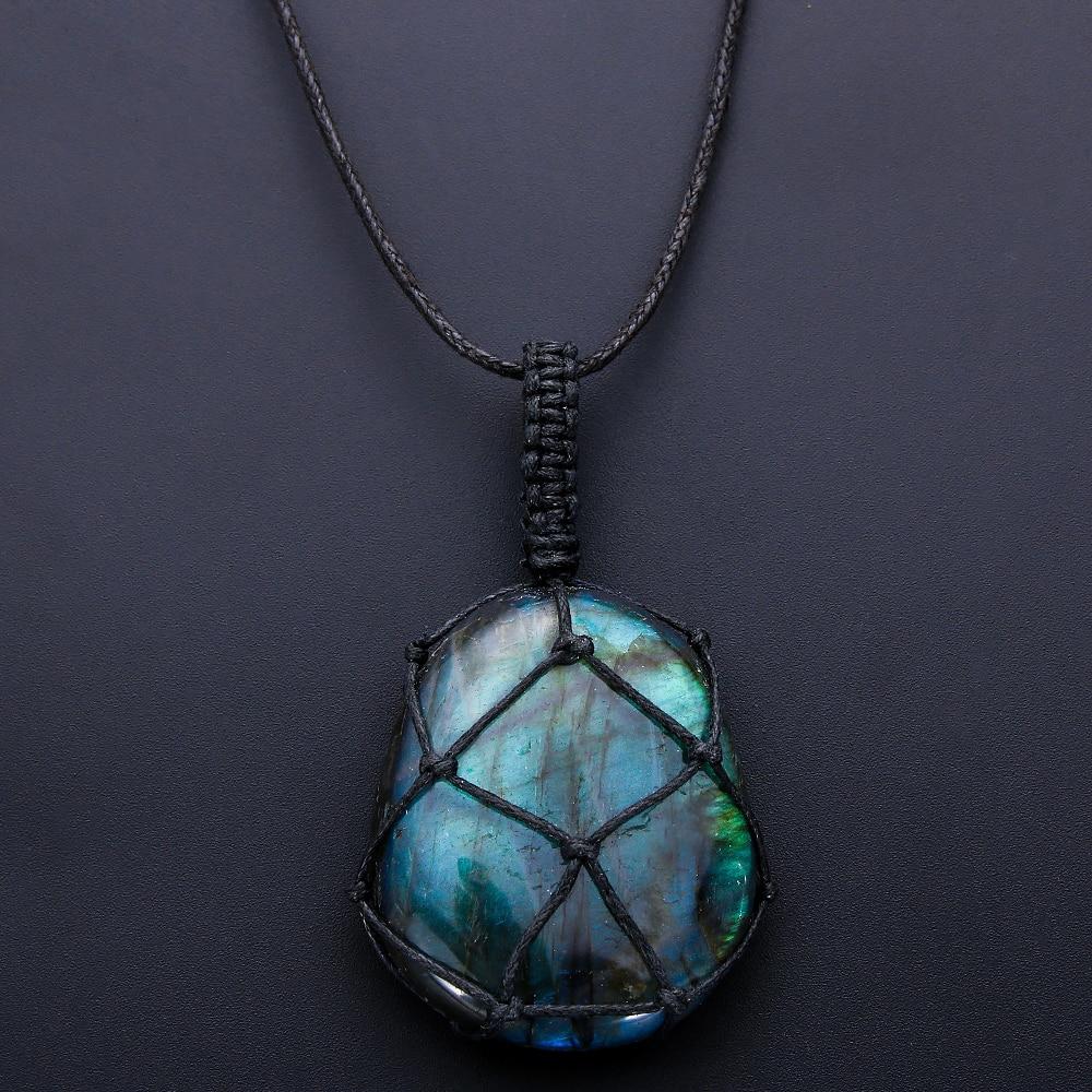 Aris DragonHeart Necklace – Mystieke Labradoriet Sieraad