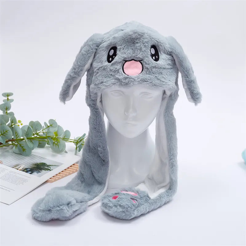 BunnyBounce Hat – Schattige Muts met Beweegbare Oortjes
