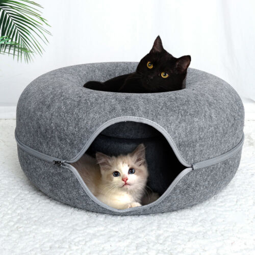 Purrfect Den - Luxe Kattentunnel met Slaapplek