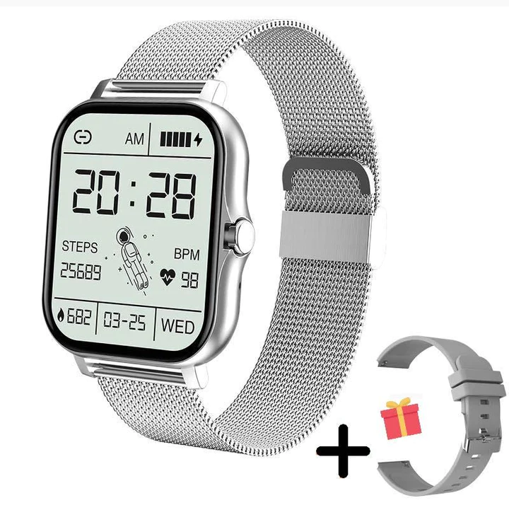 HealthWatch – Luxe Multifunctionele Smartwatch voor Gezondheid