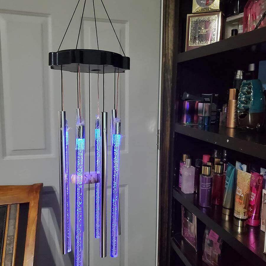 Harmony - Kleurige Tuinwindgong met Licht en Geluid