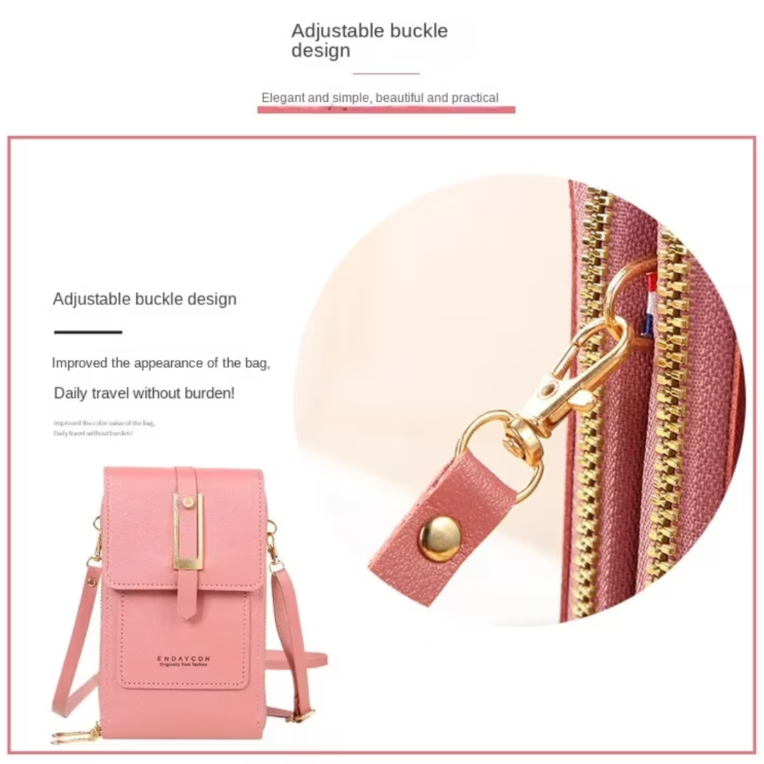 Sonia Wallet – Elegant Leren Telefoonhoes