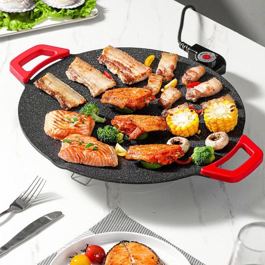 GrillCook - Rookvrije Bakplaat voor Gezond Koken