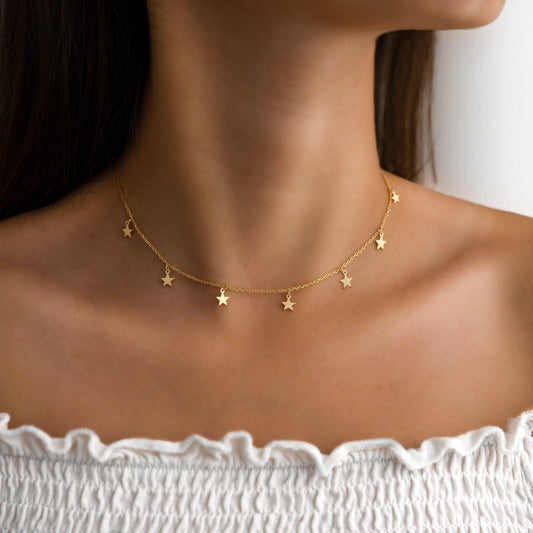 Chic Elara Sterrenketting - Stralende Elegantie voor Elke Gelegenheid