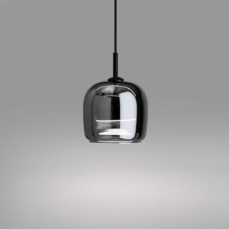 MidnightShine Lamp - Moderne Zwart Glazen Design Hanglamp