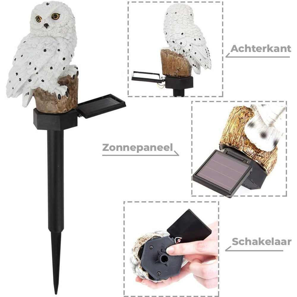 SolarGlow - Elegante Zonne-energie Lantaarn voor Buiten