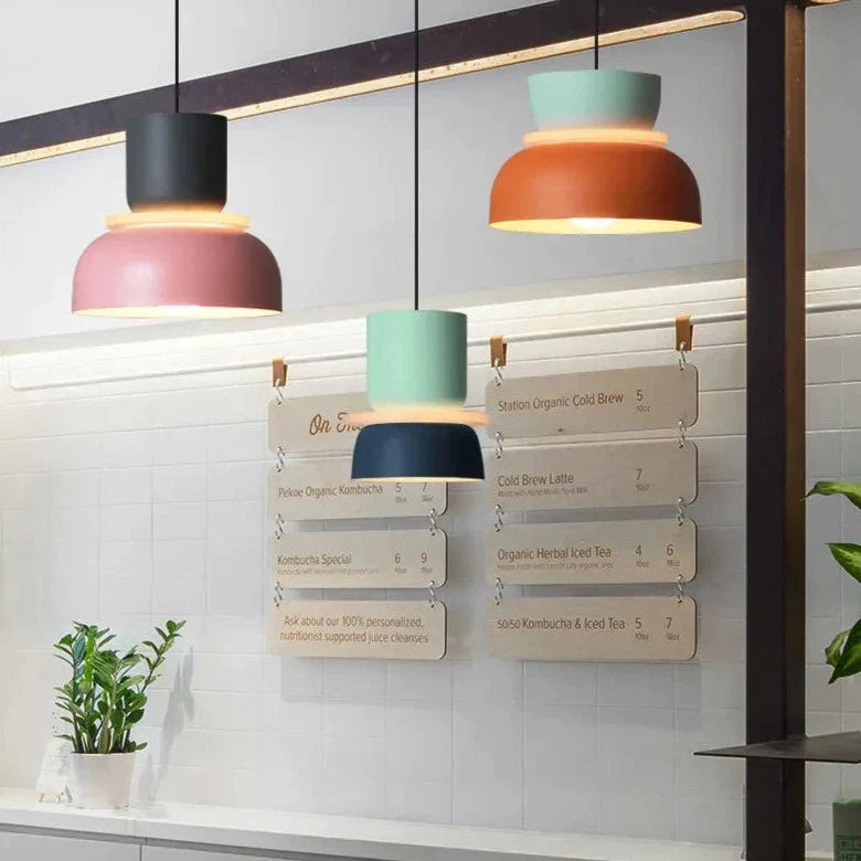Macaron Glow – Kleurrijke Hanglamp voor Gezellige Sfeer