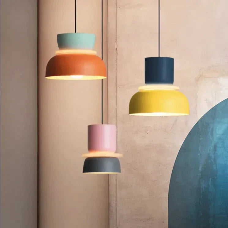 Macaron Glow – Kleurrijke Hanglamp voor Gezellige Sfeer