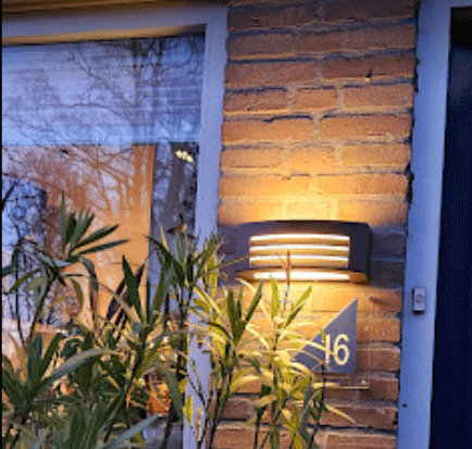 GardaOutdoor Light – Stoere Zwarte Wandlamp IP54