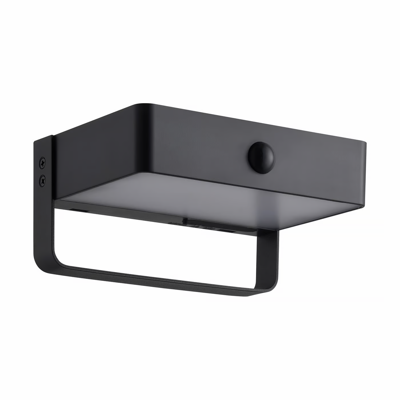 SolarGlow Light - Zwarte Oplaadbare LED Buitenlamp