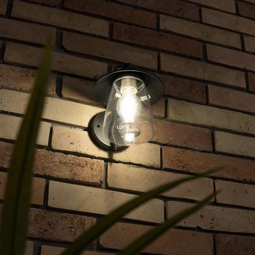 Cate Outdoor Light – Zwarte Glas & Roest LED Lamp