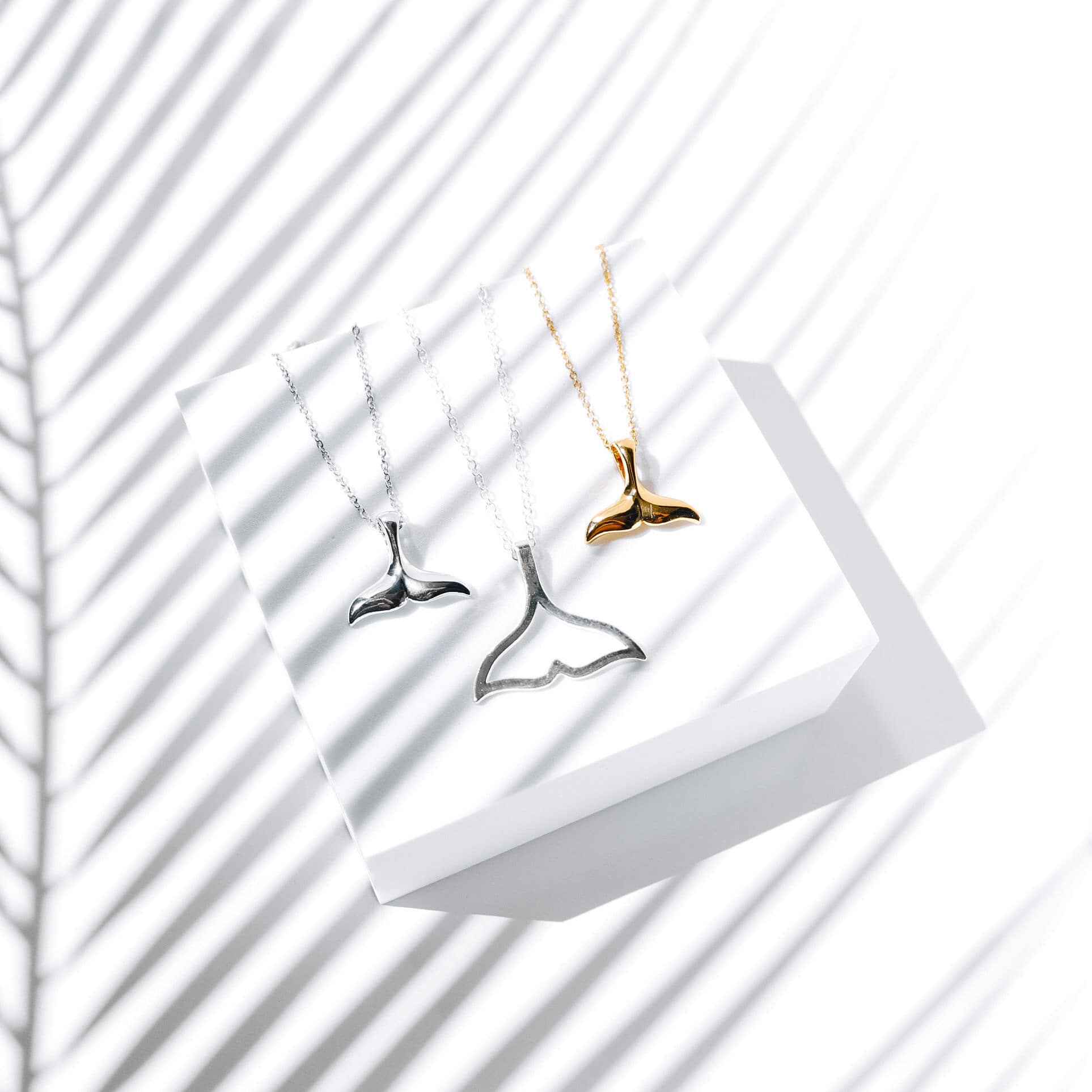 Elegante Elara Walvissenstaart Halsketting