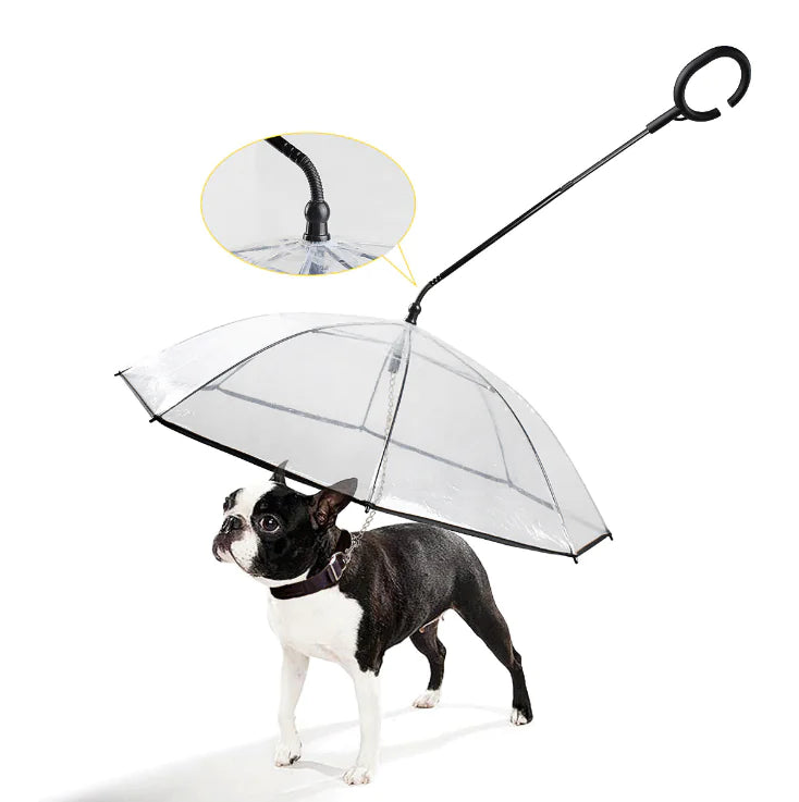 RainGuard Umbrella - Transparante Hondenscherm