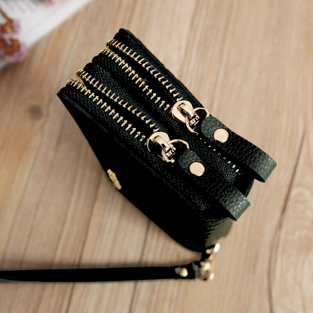 SleekWallet – Stijlvolle Doorgestikte Portemonnee