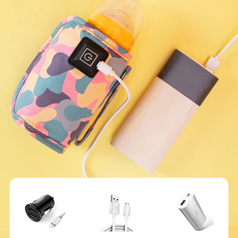 Draagbare USB Melkverwarmer - Warm uw melk overal op!