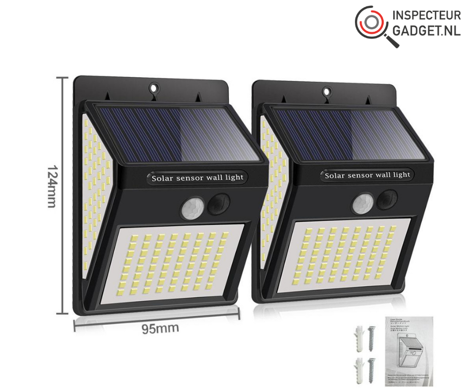 Solar LED Motion Light ™ (incl. Bewegingssensor) - Verlicht jouw tuin zonder bekabeling!