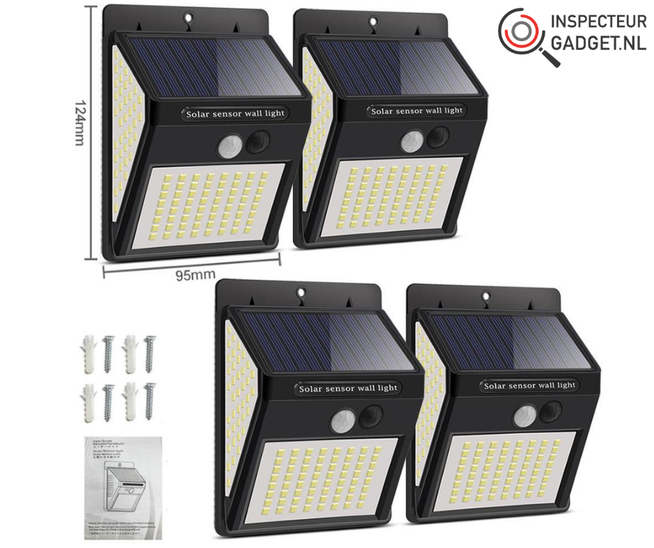 Solar LED Motion Light ™ (incl. Bewegingssensor) - Verlicht jouw tuin zonder bekabeling!