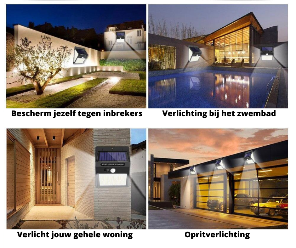 Solar LED Motion Light ™ (incl. Bewegingssensor) - Verlicht jouw tuin zonder bekabeling!