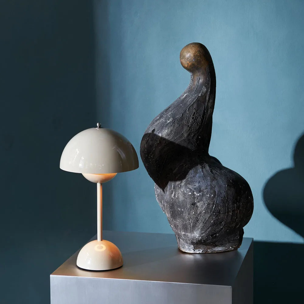 Retro Flowerlight - Draadloze oplaadbare tafellamp