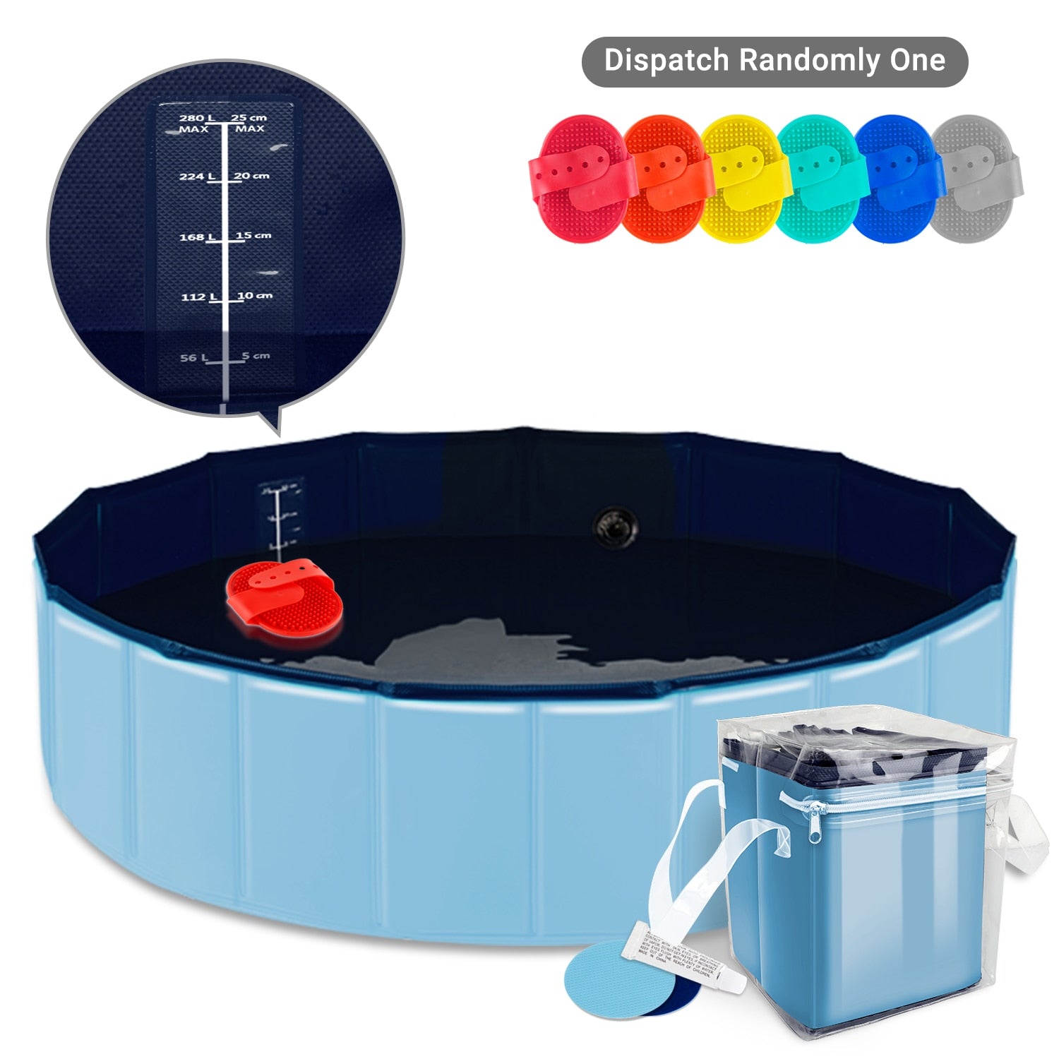 PetPool™ Opvouwbare zwembad voor dieren en kinderen - Neem de verkoeling overal mee!