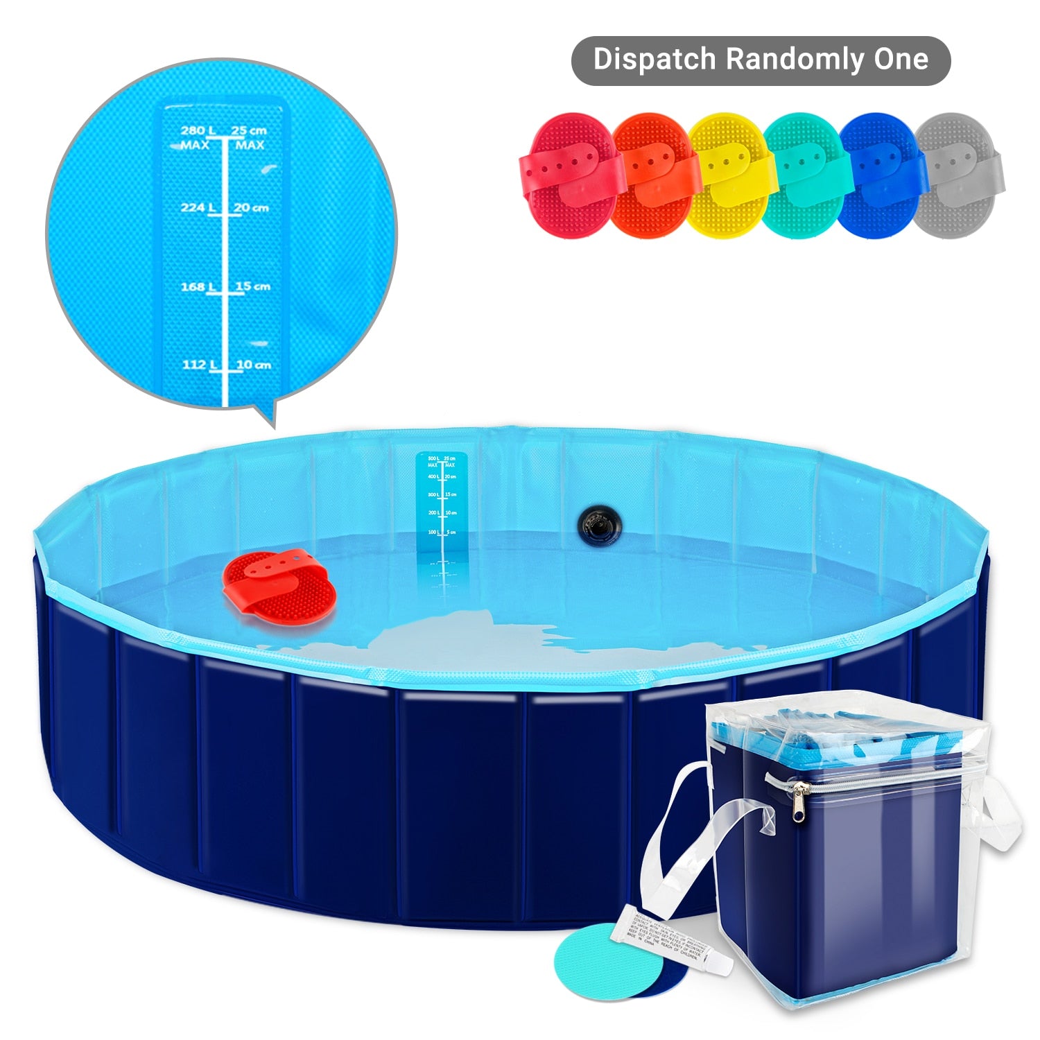 PetPool™ Opvouwbare zwembad voor dieren en kinderen - Neem de verkoeling overal mee!