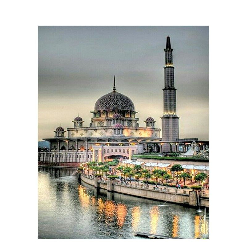 Stad portret (Schilderen op nummer)