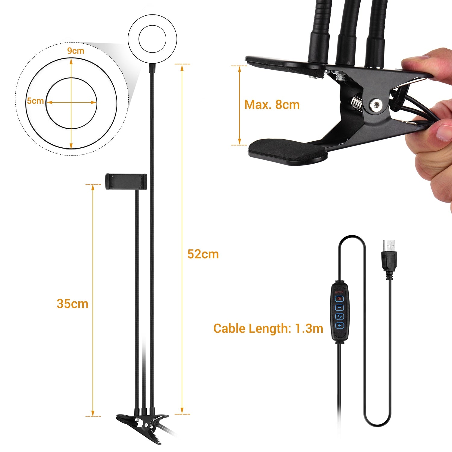 Flexibel LED Selfielight