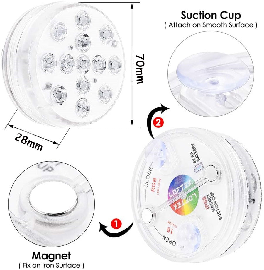 Multi-Color LED Light Waterproof ™ (Inclusief GRATIS afstandsbediening)