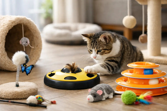 Beste kattenspeelgoed voor binnen kiezen