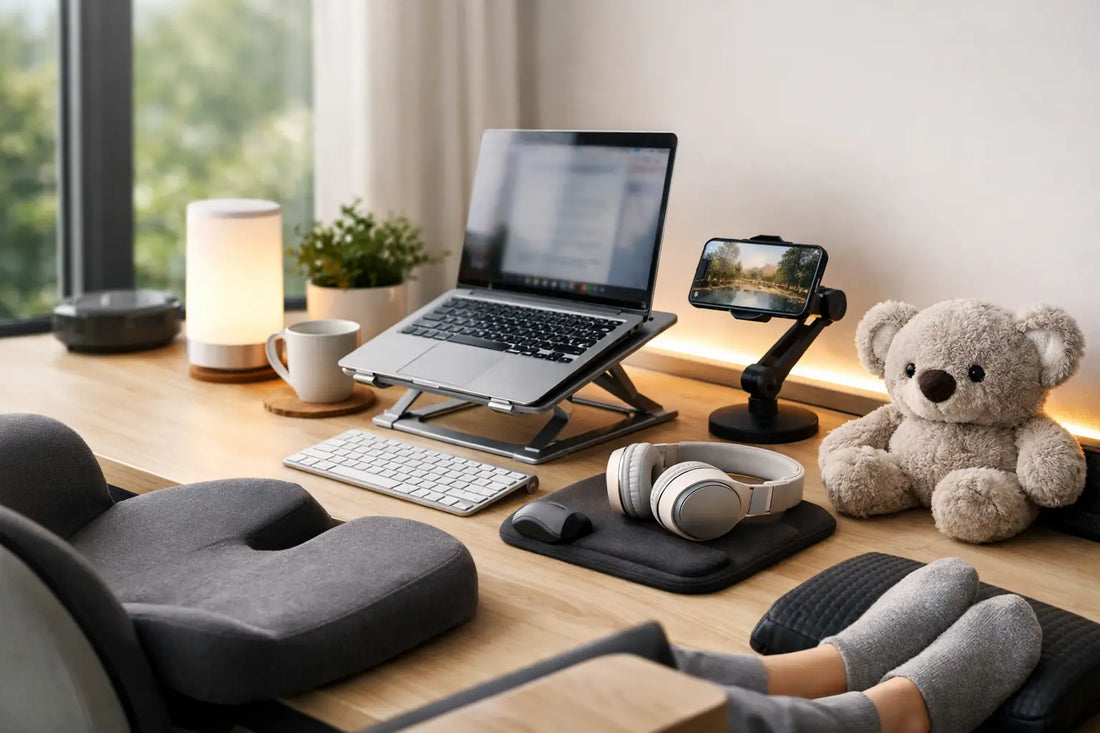 Comfort accessoires thuiswerken die echt helpen