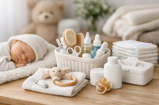 Gids voor de verzorgingsset van je pasgeboren baby