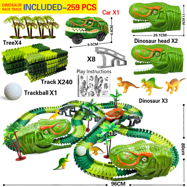 DinoExpress Train Set – Avontuurlijke Speelset voor Kids