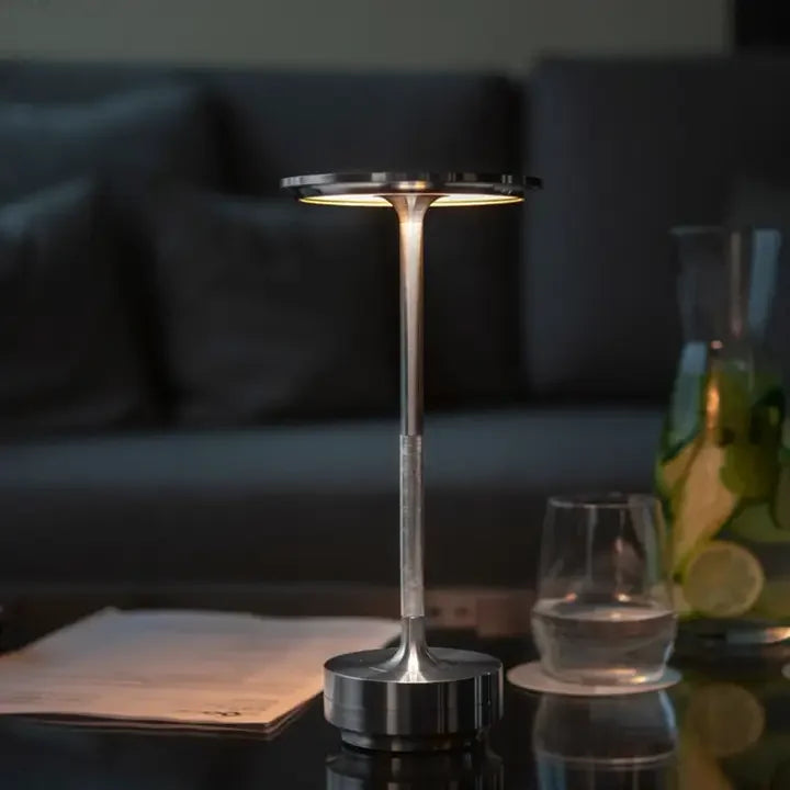 Oplaadbare Draadloze Elegance Tafellamp - Creëer Luxe Ambiance in Elke Ruimte