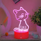 GlowPaw - 3D Touch-Nachtlamp voor Katten