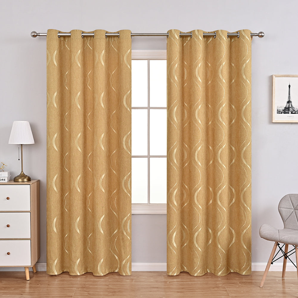 Serenity Voile Curtains - Moderne Bubbels Gordijnen met Lichtfiltering