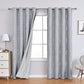 Serenity Voile Curtains - Moderne Bubbels Gordijnen met Lichtfiltering