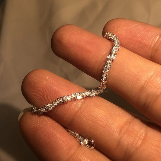 SilverFlow Bracelet – Elegante Sterling Zilveren Armband