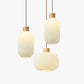 VintageLight - Stijlvolle Houten en Glazen Hanglamp