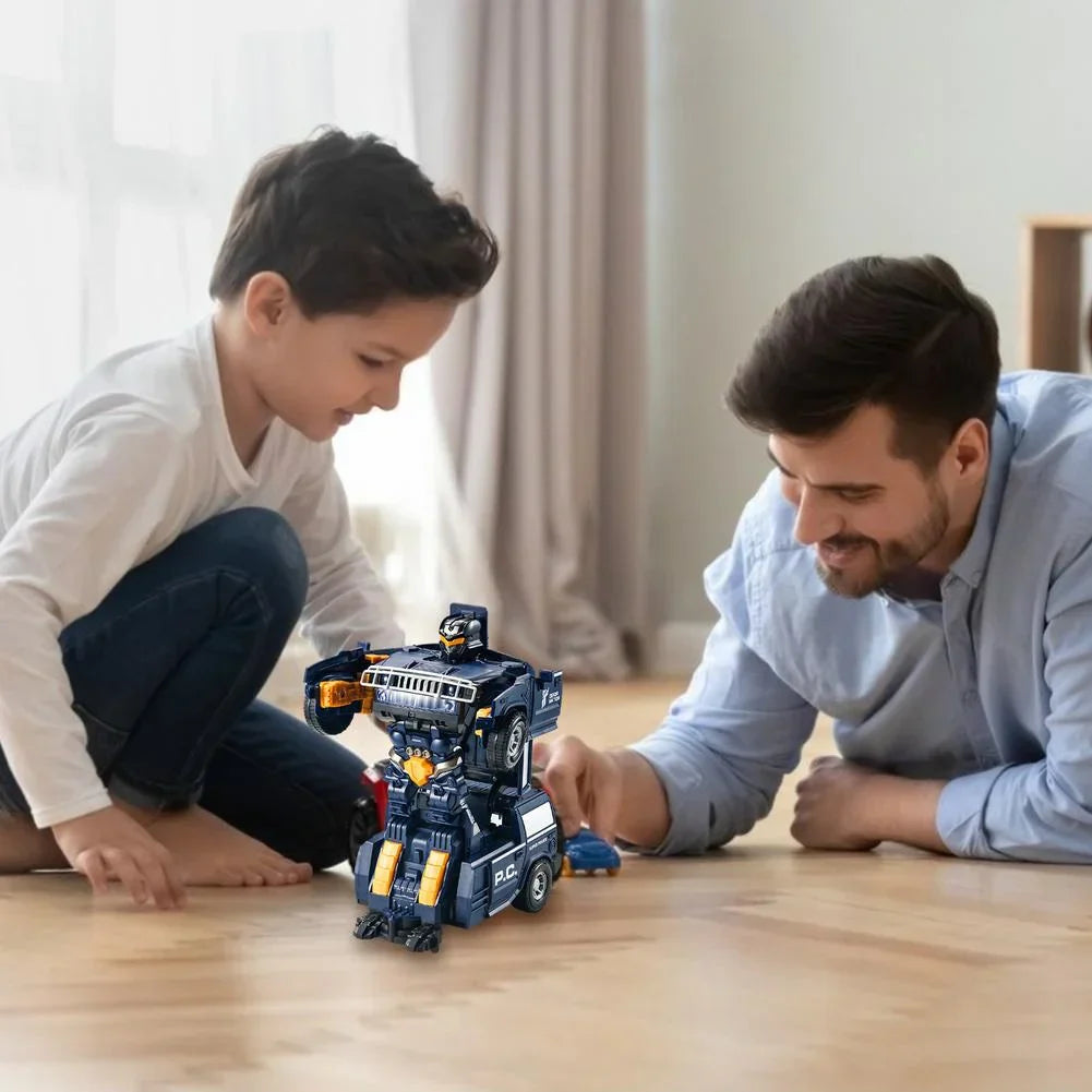 RoboPolice Speelgoed - Transformeerbare Politieauto en Robot voor Kinderen