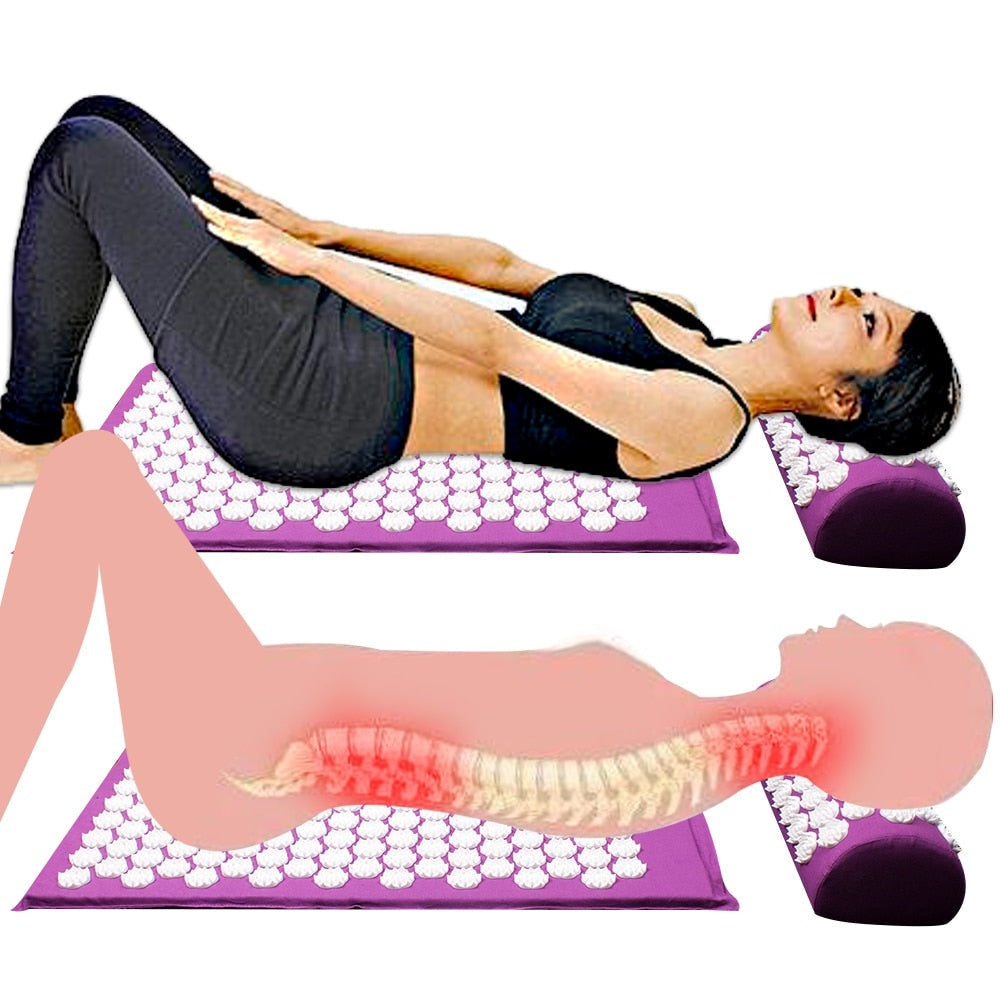 RelaxPress – Acupressuur Yogamat en Kussenset